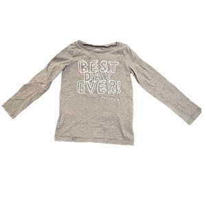 OshKosh Long Sleeve Gray Tshirt Size 5